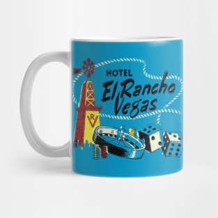 Hotel El Rancho Vegas Distressed Vintage Mug